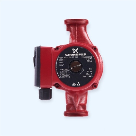 UPS 25-60 EU с гайками Grundfos Насос циркуляционный